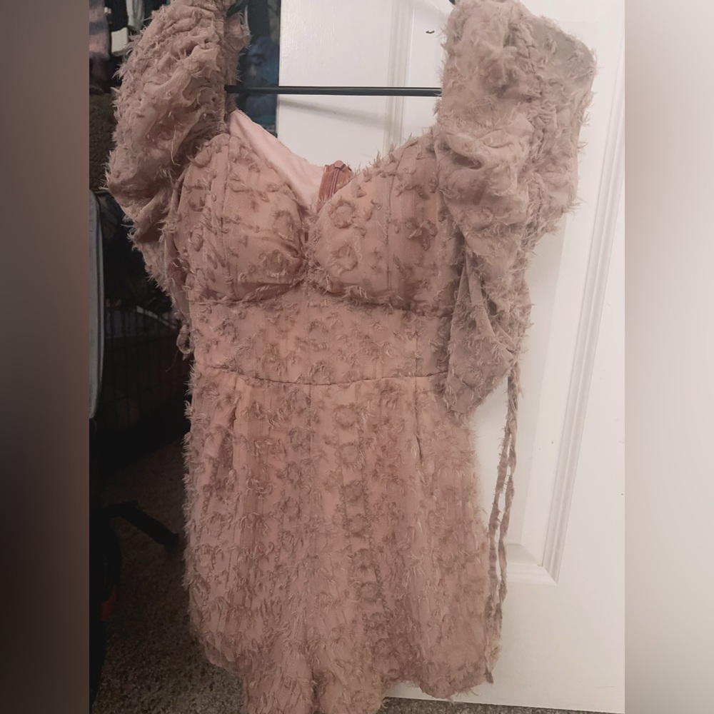 Pink Feather Romper❌donate❌
